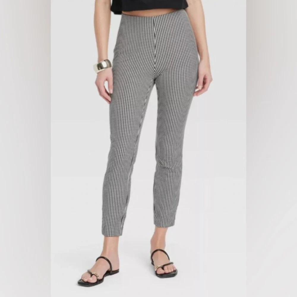 NEW A New Day‎ Gingham Skinny Ankle Pant. 6